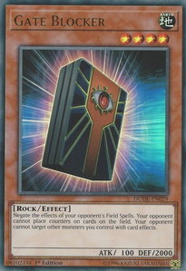Gate Blocker - Duel Devastator (DUDE) #DUDE-EN029 - Ultra Rare YuGiOh Trading Card