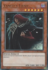Vanity's Fiend - Duel Devastator (DUDE) #DUDE-EN034 - Ultra Rare YuGiOh Trading Card