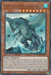 Gameciel, the Sea Turtle Kaiju - Duel Devastator (DUDE) #DUDE-EN037 - Ultra Rare YuGiOh Trading Card