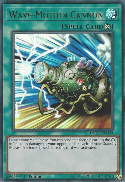 Wave-Motion Cannon - Duel Devastator YuGiOh trading card