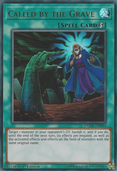 Called by the Grave - Duel Devastator YuGiOh trading card