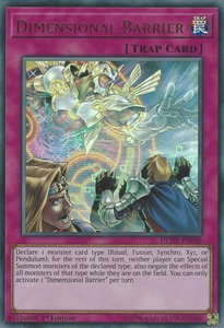 Dimensional Barrier - Duel Devastator (DUDE) #DUDE-EN048 - Ultra Rare YuGiOh Trading Card