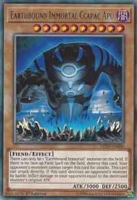 Earthbound Immortal Ccapac Apu - Legendary Duelists: Immortal Destiny (LED5) #LED5-EN000 - Rare YuGiOh Trading Card