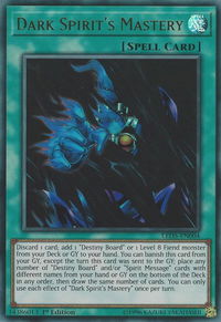 Dark Spirit's Mastery - Legendary Duelists: Immortal Destiny (LED5) #LED5-EN004 - Ultra Rare YuGiOh Trading Card