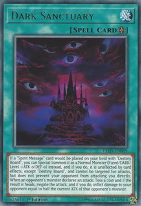 Dark Sanctuary - Legendary Duelists: Immortal Destiny (LED5) #LED5-EN009 - Rare YuGiOh Trading Card
