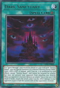 Dark Sanctuary - Legendary Duelists: Immortal Destiny (LED5) #LED5-EN009 - Rare YuGiOh Trading Card