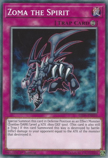 Zoma the Spirit trading card from Legendary Duelists: Immortal Destiny Zoma the Spirit - Legendary Duelists: Immortal Destiny YuGiOh trading card