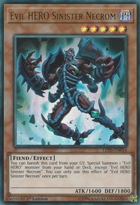 Evil HERO Sinister Necrom - Legendary Duelists: Immortal Destiny (LED5) #LED5-EN014 - Ultra Rare YuGiOh Trading Card
