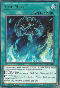 Evil Mind - Legendary Duelists: Immortal Destiny (LED5) #LED5-EN016 - Rare YuGiOh Trading Card