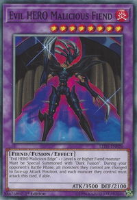 Evil HERO Malicious Fiend - Legendary Duelists: Immortal Destiny (LED5) #LED5-EN020 - Common / Short Print YuGiOh Trading Card