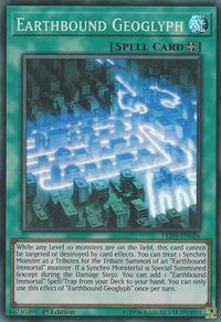 Earthbound Geoglyph - Legendary Duelists: Immortal Destiny (LED5) #LED5-EN026 - Super Rare YuGiOh Trading Card
