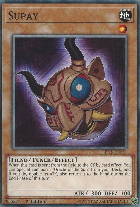 Supay - Legendary Duelists: Immortal Destiny YuGiOh trading card