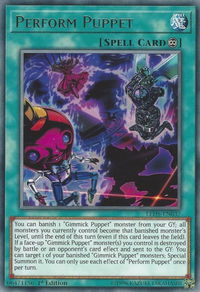 Perform Puppet - Legendary Duelists: Immortal Destiny (LED5) #LED5-EN037 - Rare YuGiOh Trading Card