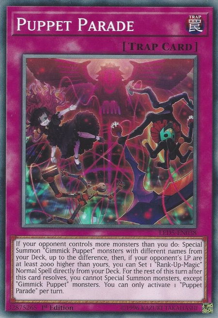 Puppet Parade - Legendary Duelists: Immortal Destiny YuGiOh trading card