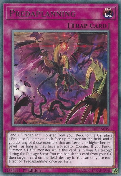 Predaplanning trading card from Legendary Duelists: Immortal Destiny Predaplanning - Legendary Duelists: Immortal Destiny YuGiOh trading card