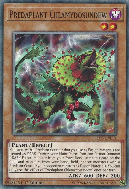 Predaplant Chlamydosundew - Legendary Duelists: Immortal Destiny YuGiOh trading card