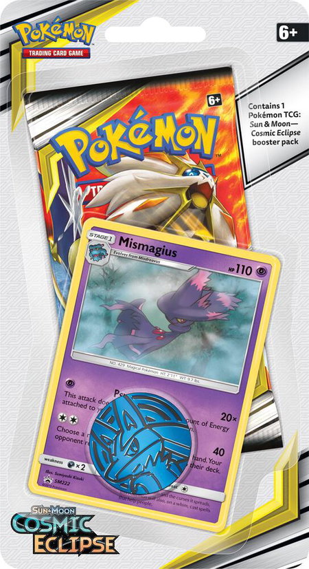 Cosmic Eclipse Single Pack Blister [Mismagius] - SM - Cosmic Eclipse Pokémon trading card
