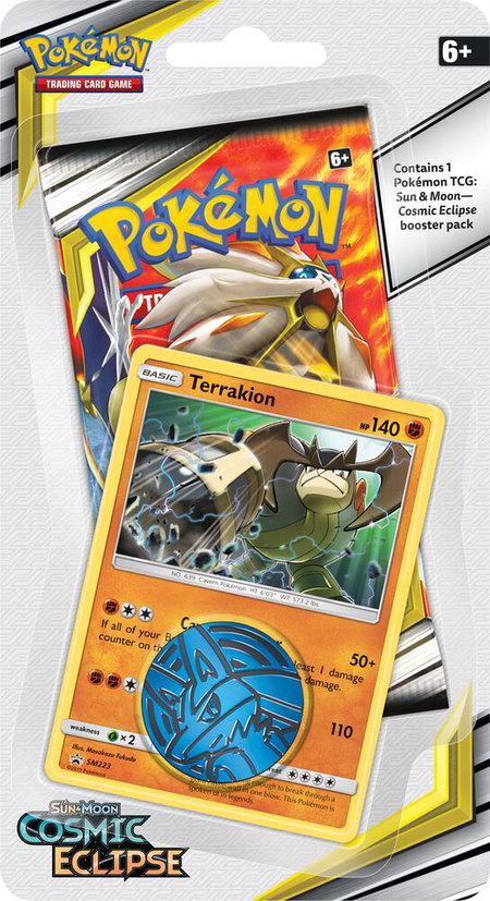 Cosmic Eclipse Single Pack Blister [Terrakion] - SM - Cosmic Eclipse Pokémon trading card