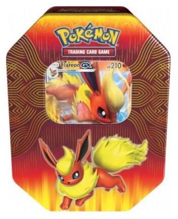Elemental Power Tin [Flareon GX] - Miscellaneous Cards & Products Pokémon trading card
