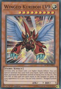 Winged Kuriboh LV9 - Advent Calendar 2019 (AC19) #AC19-EN005 - Super Rare YuGiOh Trading Card