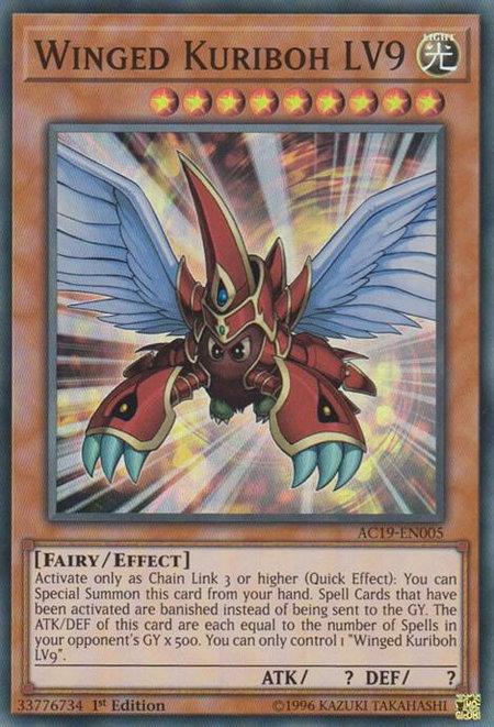 Winged Kuriboh LV9 - Advent Calendar 2019 YuGiOh trading card