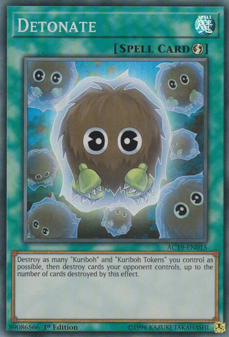 Detonate - Advent Calendar 2019 YuGiOh trading card