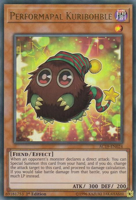 Performapal Kuribohble - Advent Calendar 2019 YuGiOh trading card