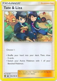 Tate & Liza - 148a/168 - Alternate Art Promos (PR) #148a/168 - Rare Pokémon Trading Card