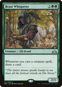 Beast Whisperer - Promo Pack: Throne of Eldraine (PPELD) #123p - Rare Magic: The Gathering Trading Card