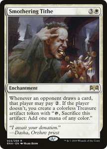 Smothering Tithe - Promo Pack: Throne of Eldraine (PPELD) #22p - Rare Magic: The Gathering Trading Card