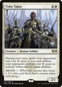 Tithe Taker - Promo Pack: Throne of Eldraine (PPELD) #27p - Rare Magic: The Gathering Trading Card