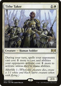 Tithe Taker - Promo Pack: Throne of Eldraine (PPELD) #27p - Rare Magic: The Gathering Trading Card