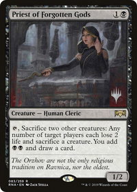 Priest of Forgotten Gods - Promo Pack: Throne of Eldraine (PPELD) #83p - Rare Magic: The Gathering Trading Card