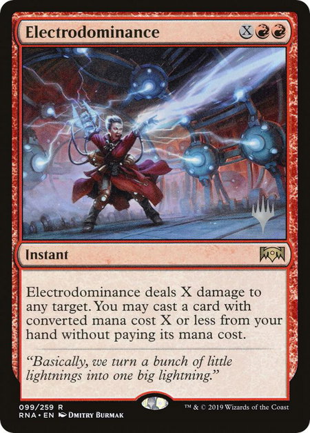 Electrodominance - Promo Pack: Throne of Eldraine Magic: The Gathering trading card