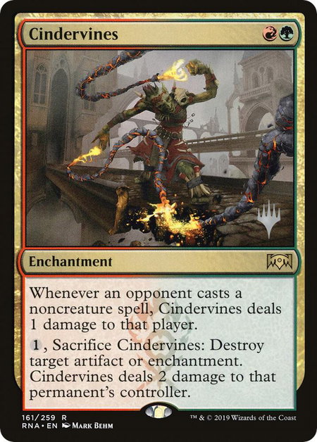 Cindervines - Promo Pack: Throne of Eldraine Magic: The Gathering trading card