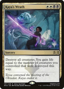 Kaya's Wrath - Promo Pack: Throne of Eldraine (PPELD) #187p - Rare Magic: The Gathering Trading Card