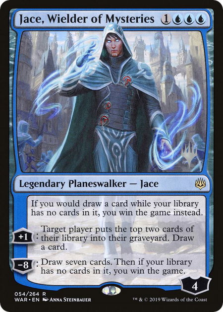 Jace, Wielder of Mysteries - Promo Pack: Throne of Eldraine Magic: The Gathering trading card