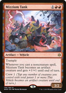 Mizzium Tank - Promo Pack: Throne of Eldraine (PPELD) #138p - Rare Magic: The Gathering Trading Card