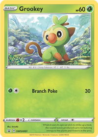 Grookey - SWSH001 - SWSH: Sword & Shield Promo Cards (SWSD) #SWSH001 - Promo Pokémon Trading Card