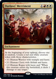 Outlaws' Merriment - Promo Pack: Throne of Eldraine (PPELD) #198p - Mythic Rare Magic: The Gathering Trading Card