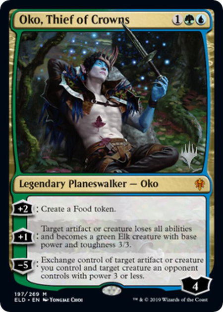 Oko, Thief of Crowns - Promo Pack: Throne of Eldraine Magic: The Gathering trading card