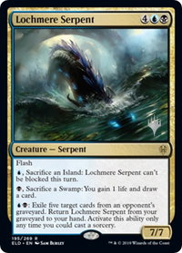 Lochmere Serpent - Promo Pack: Throne of Eldraine (PPELD) #195p - Rare Magic: The Gathering Trading Card