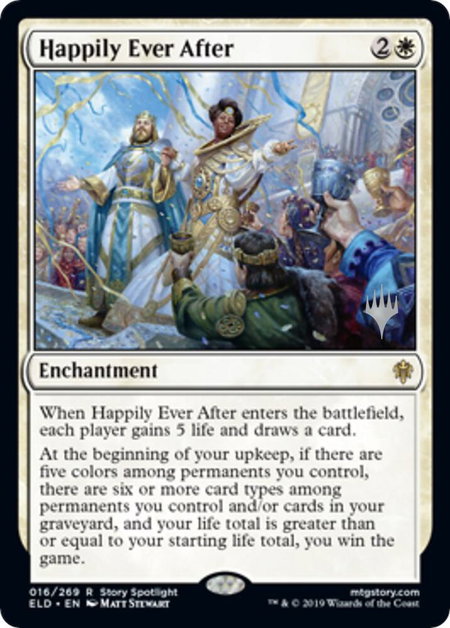 Happily Ever After trading card from Promo Pack: Throne of Eldraine Happily Ever After - Promo Pack: Throne of Eldraine Magic: The Gathering trading card