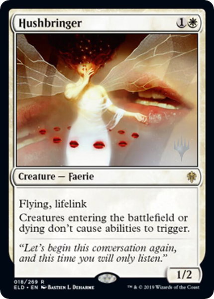 Hushbringer trading card from Promo Pack: Throne of Eldraine Hushbringer - Promo Pack: Throne of Eldraine Magic: The Gathering trading card