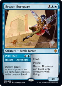 Brazen Borrower - Promo Pack: Throne of Eldraine (PPELD) #39p - Mythic Rare Magic: The Gathering Trading Card