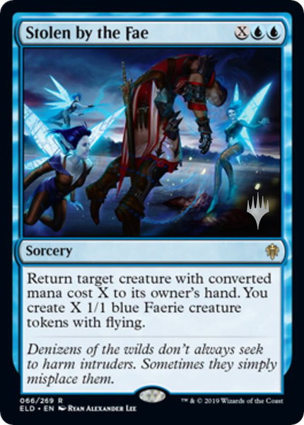 Stolen by the Fae trading card from Promo Pack: Throne of Eldraine Stolen by the Fae - Promo Pack: Throne of Eldraine Magic: The Gathering trading card