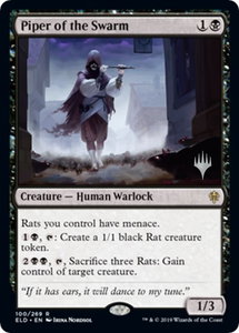 Piper of the Swarm - Promo Pack: Throne of Eldraine (PPELD) #100p - Rare Magic: The Gathering Trading Card