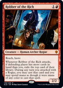 Robber of the Rich - Promo Pack: Throne of Eldraine (PPELD) #138p - Mythic Rare Magic: The Gathering Trading Card