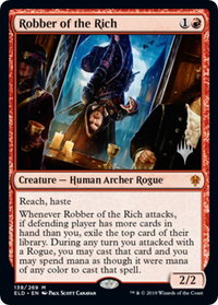 Robber of the Rich - Promo Pack: Throne of Eldraine (PPELD) #138p - Mythic Magic: The Gathering Trading Card