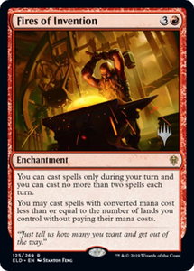 Fires of Invention - Promo Pack: Throne of Eldraine (PPELD) #125p - Rare Magic: The Gathering Trading Card